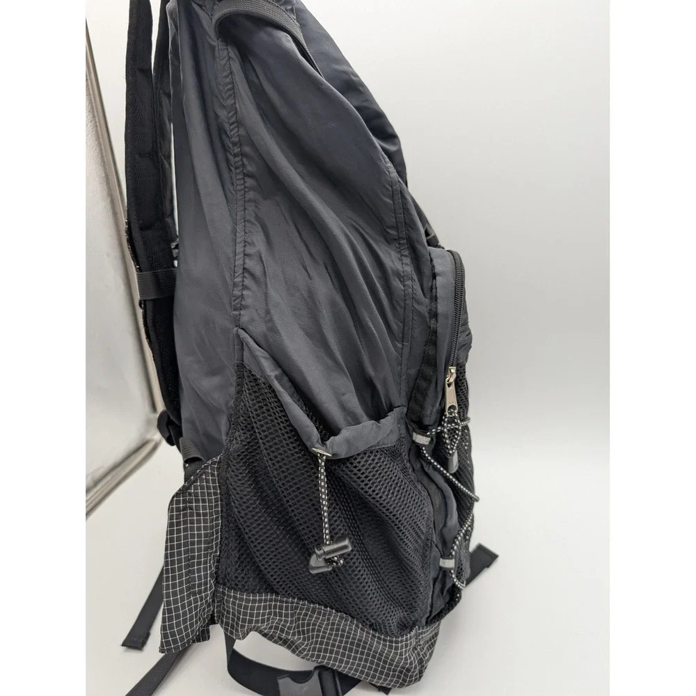 Eddie Bauer Technical Mesh Grid Backpack Charcoal Grey Black